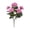 Purple Pink, variant on HKUKY Artificial Geranium Flower Single Stem Realistic Silk Crabapple for Outdoor Garden Home Decor, Purple Pink