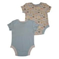 thumbnail image 6 of Happi by Dena Baby Boys Newborn Short Sleeve Bodysuit 2 Piece Set 34824-0-3Months (RED-GREY), 6 of 6