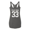thumbnail image 2 of Wild Bobby, Polk High Bundy 33 Married with Children Fan, Pop Culture, Women Tri-Blend Racerback Tank Top, Premium Heather, Small, 2 of 4