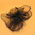 thumbnail image 3 of Mesh Fascinator Chapeau Cheveux Clip Design Fleur Fascinator Chapeau Thé Partie Chapeaux, 3 of 10