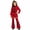 Style-C, variant on Red Halloween Cosplay Costume Full Set Crimson Villain Princess Jumpsuit Outfit Storybook Fantasy Dress-Up Apparel for Festive Party Themed Events