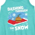 thumbnail image 2 of SpongeBob SquarePants - Dashing Through The Snow - Toddler and Youth Girls A-line Dress, 2 of 5