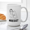 thumbnail image 6 of CafePress - Rosie The Riveter Resis - 15 oz Ceramic Large White Novelty Mug, 6 of 6