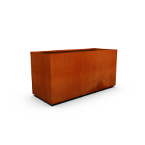 PLANTERCRAFT Corten Steel metal planter box, Rectangular sizes, Modern garden steel planters For Commercial And Residential Outdoor Use.