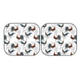 thumbnail image 4 of Picia Cool Chicken 2 Piece Car Windshield Sun Shade Foldable | Foldable Sun Shield for Front Window Blocks UV Rays and Keeps Your Vehicle Cool-Large, 4 of 7