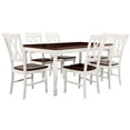 thumbnail image 1 of Pemberly Row 7 Piece Extendable Dining Set in White, 1 of 9