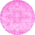 thumbnail image 1 of Ahgly Company Indoor Round Persian Pink Traditional Area Rugs, 7' Round, 1 of 4