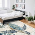 thumbnail image 6 of Area Rugs 2x3 Ft Sea Turtle Coral Ocean Theme Non-Slip Washable Rug Indoor Rug Floor Mats Non Shedding Carpet for Living Room Bedroom Dining Room Home Decor, 6 of 8