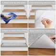 thumbnail image 5 of Pure Era Bullnose 9" x 30" Carpet Stair Treads Protector Cover Indoor Non Slip Self Adhensive Set of 14,Light Gray, 5 of 9