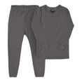 thumbnail image 1 of Coccoli Pyjamas à Manches Longues en Modal Tencel - Granit (4 Ans, 38-44 lbs), 1 of 3