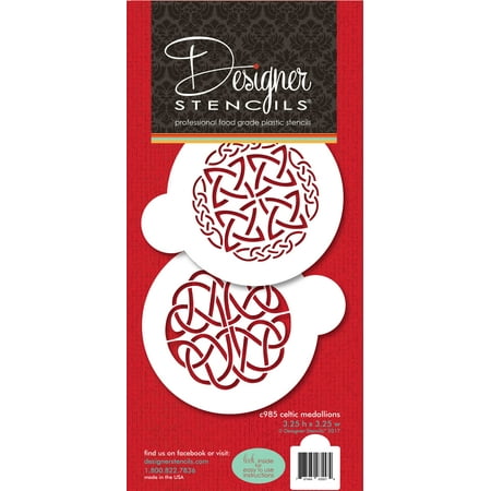 

Celtic Medallions Cookie Stencil Set C985 by Designer Stencils