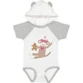 thumbnail image 3 of Inktastic Sock Monkey Gingerbread Boys or Girls Baby Bodysuit, 3 of 5