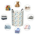 thumbnail image 6 of Xecao Undersea Animals Print Laundry Hamper Basket,designed for Blanket Storage and Nursery Clothes in the Bedroom, 6 of 8