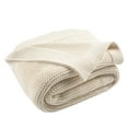 thumbnail image 2 of TEXTURES & WEAVES Snug Knit Throw, Natural, 2 of 2