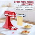 thumbnail image 6 of Pasta Maker Attachment for all KitchenAid Stand Mixer, including Pasta Sheet Roller, 6 of 7