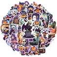 thumbnail image 2 of 35pcs-50pcs Spooky Stickers Halloween Skeleton Stickers Witch Decals Ghost PVC Stickers for Laptops Notebooks Suitcases, 2 of 9