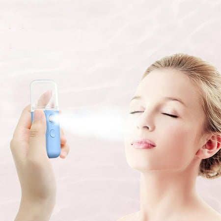 

Beppter Humidifier for Bedroom Humidifier for Baby Daily Makeup Skin Care Eyelash Extensions Handy Mini Usb Rechargeable Mist Sprayer 30Ml Visual Water Tank Moisturizing Hydrating for Face