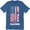 Blue, variant on Dirt Track Racing Stand Up For American Flag Men's Gift T-Shirt