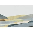 thumbnail image 2 of Reeves, Tom 32x23 White Modern Wood Framed Museum Art Print Titled - Warm Hills II, 2 of 4