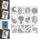 thumbnail image 4 of Plantilla de Mandala para pintura, decoración para hogar, plantilla para manualidades, álbum de fotografía, en relieve sobre pared de tela Macarena Plantillas de mandalas, 4 of 8