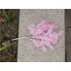 thumbnail image 1 of Nvzi Estimulación floral Rime Mist de cinco puntas y una sola rama, decoración de fondo para salón de bodas, plantas artificiales Thefogisbrightred, Pink, 1 of 3