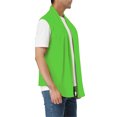 thumbnail image 4 of Lars Amadeus Men's Open Front Asymetric Hem Sleeveless Cardigan Vest, 4 of 6