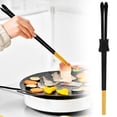 thumbnail image 4 of pdqouc 12-Inch Cooking Chopsticks with Spoon End, Heat Resistant Non-Scratch Kitchen Utensils for Stirring, Flipping, and Serving, Ideal Mother’s Day Cooking Gift, 4 of 9