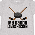 thumbnail image 4 of Inktastic Daddy Loves Hockey Sports Boys or Girls Toddler T-Shirt, 4 of 5
