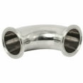thumbnail image 4 of 2 Inch Tri Clamp Stainless Steel Sanitary Elbow 90 Degree Pipe Connector, 4 of 9