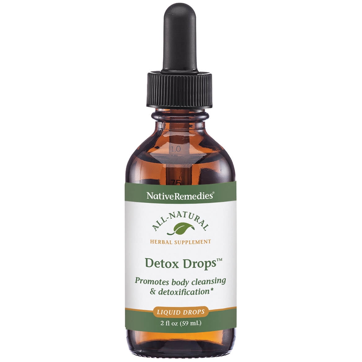 NativeRemedies Detox Drops - All Natural Herbal Supplement Promotes Systemic Body Cleansing, Toxin Release and Liver Function and Detoxification - 59