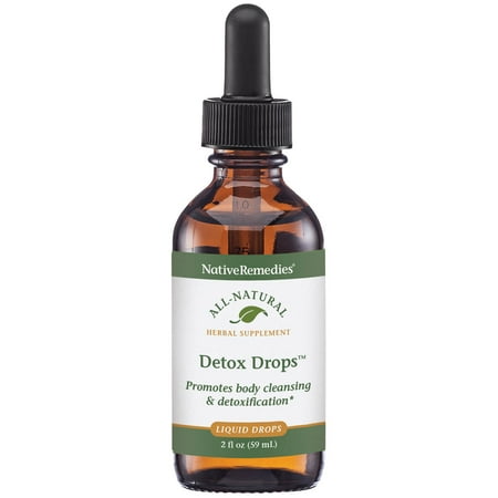 NativeRemedies Detox Drops - All Natural Herbal Supplement Promotes Systemic Body Cleansing, Toxin Release and Liver Function and Detoxification - 59 mL
