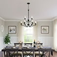 thumbnail image 4 of 2119-BN Millennium Lighting Caily - 9 Light Chandelier-32.5 Inches Tall and 31.5 Inches Wide-Brushed Nickel Finish    -Traditional Installation, 4 of 7