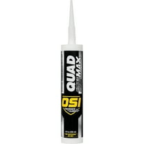 OSI Quad Max Window & Door Caulk - Durable, Cartridge - 9.5 oz, Black