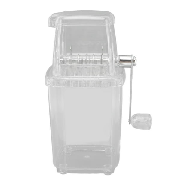 Trituradora de Hielo Manual Jadeshay Máquina de Hielo de Cono de Nieve Pequeña
