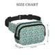 thumbnail image 4 of Fotbe Sea Lighthouse Cangurera Cuadrada con Estampado de Doble Capa, Bolsa de Cintura Ajustable Mini para Hombres y Mujeres, 4 of 9