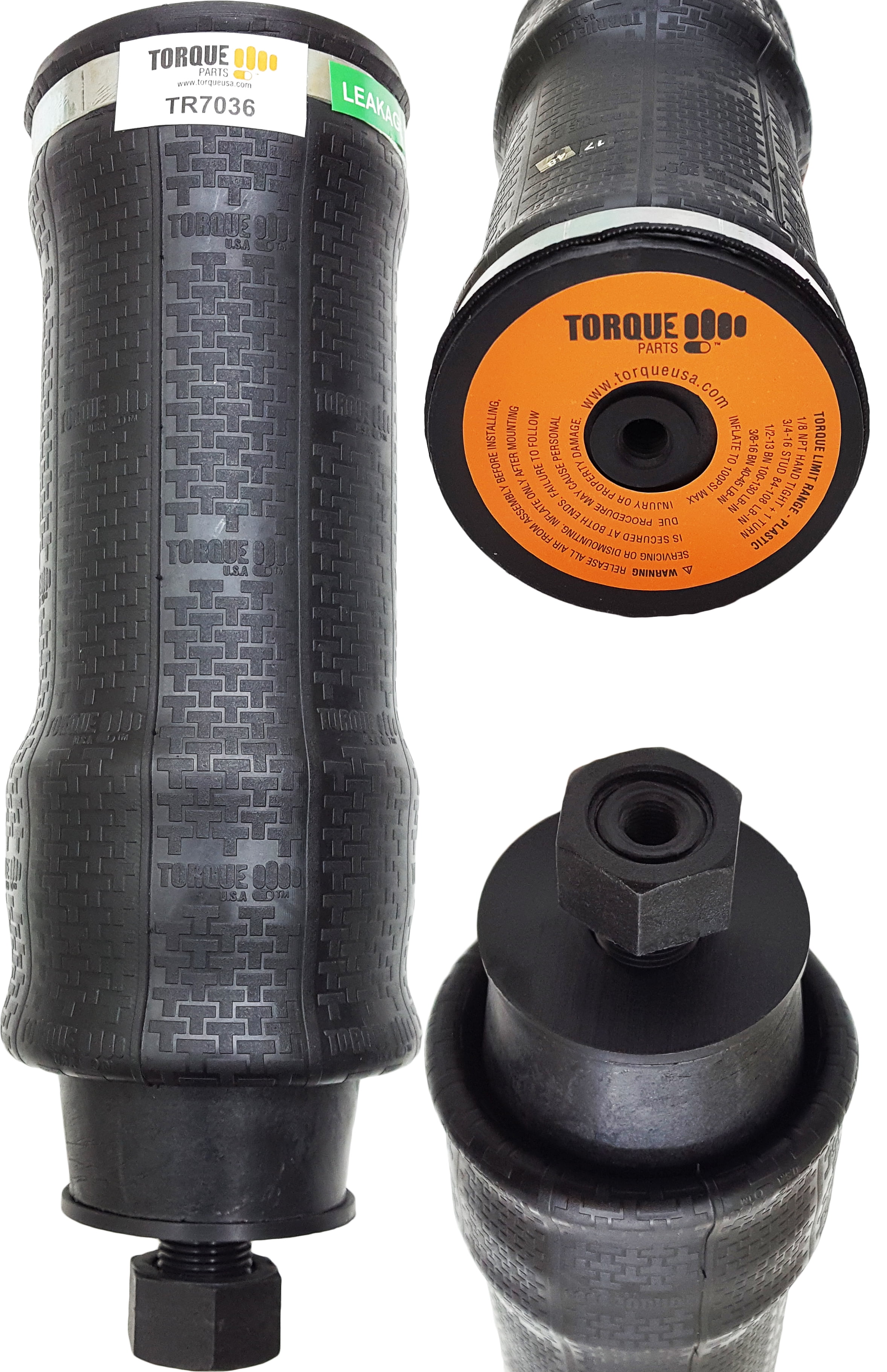 TORQUE Cab Air Sleeper Bag Spring (2-Pack) - Replacement For Volvo Trucks (Fits Volvo 21165209)