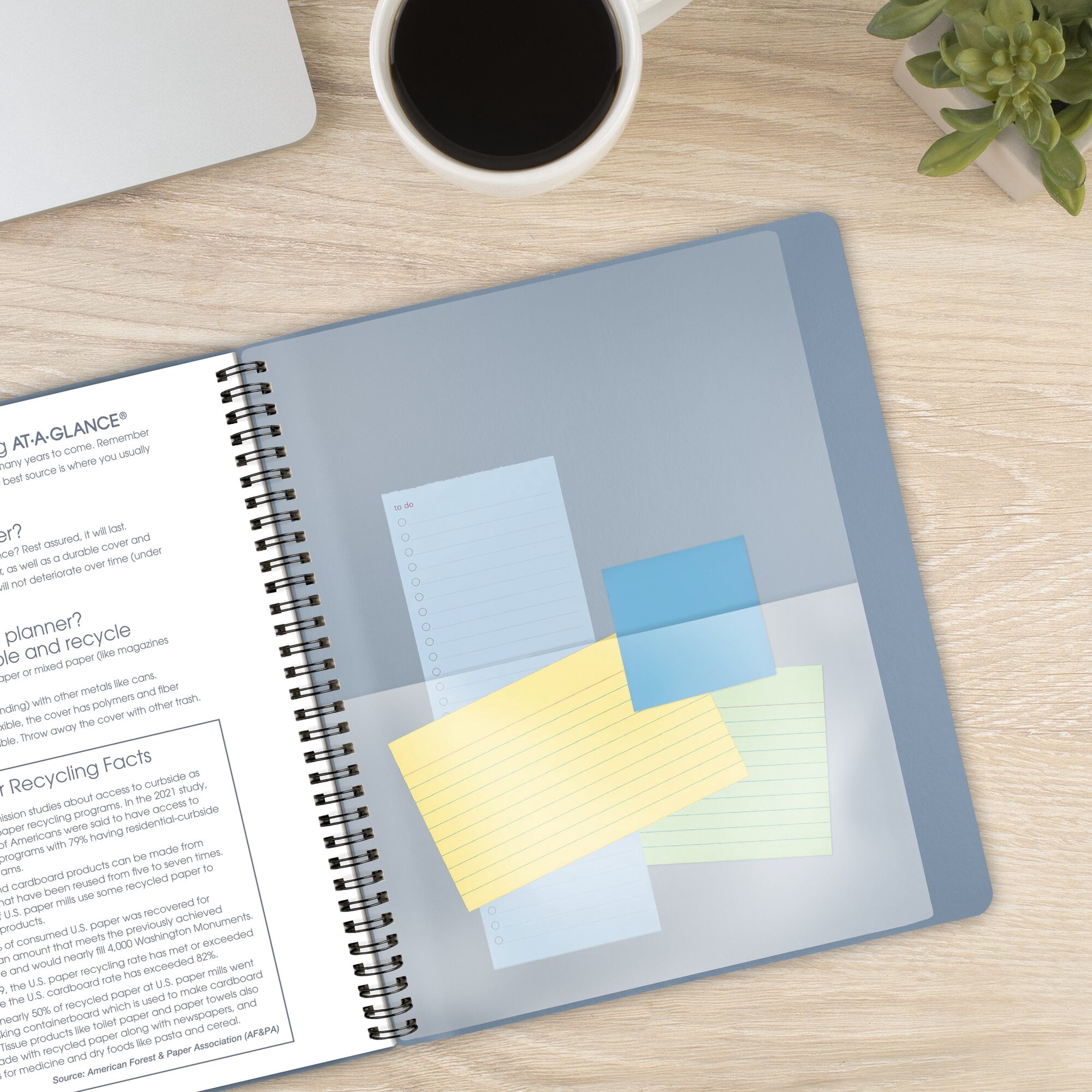 AT-A-GLANCE Contemporary 2026 Monthly Planner Drizzle Large 9 x 11 - Weekly