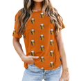 thumbnail image 1 of Men's Casual Short Sleeve T Shirt With Beer Print Comfortable Round Neck Tee For Daily Wear Spring Summer Fall Basic Top, 1 of 3
