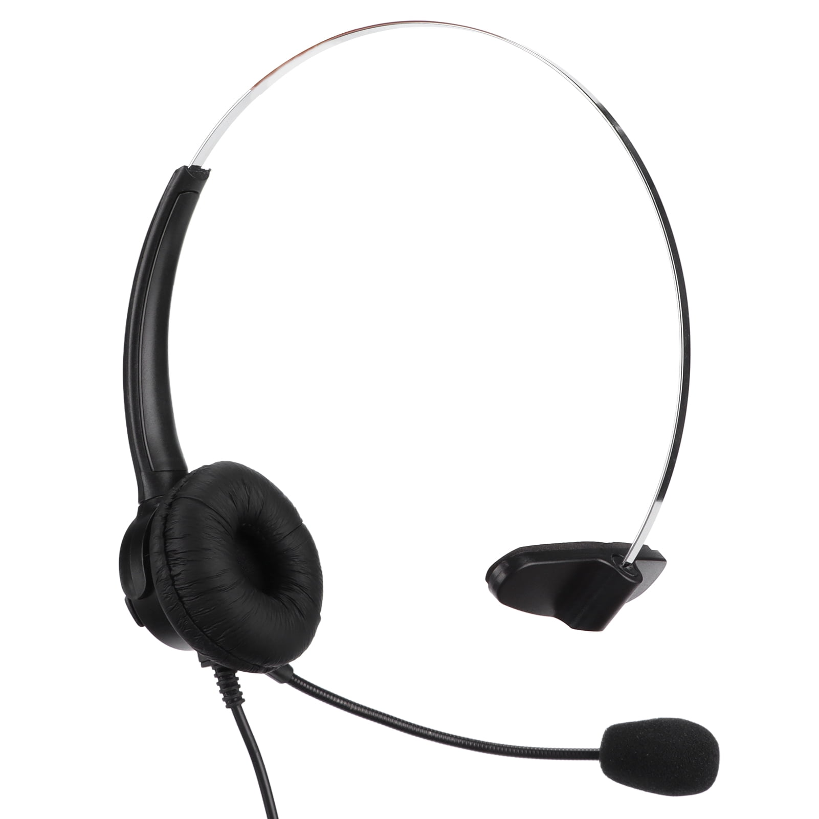 RJ9 Telephone Headset Call Center Headset Noise Reduction Wired Professional Mono Headset with Microphone