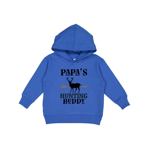 Inktastic Papa Hunting Buddy Bow Hunter Toddler Hoodie