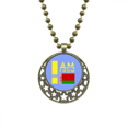 thumbnail image 1 of Je Viens de Barbados Pendentif Mode Art Déco Collier Chaîne Lune Bijou, 1 of 3