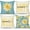 4PCS Blue, variant on Pillow Covers 18x18 Set of 4, Watercolor Daisy Throw Pillow Covers, Hello Sunshine Summer Outdoor Decor Cushion Case Decoration for Home Couch Chair Sofa