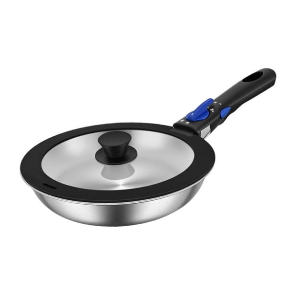 Ollas para acampar Sartén para acampar compacta y ligera Sartén para acampar Olla para cocinar 26cm con tapa