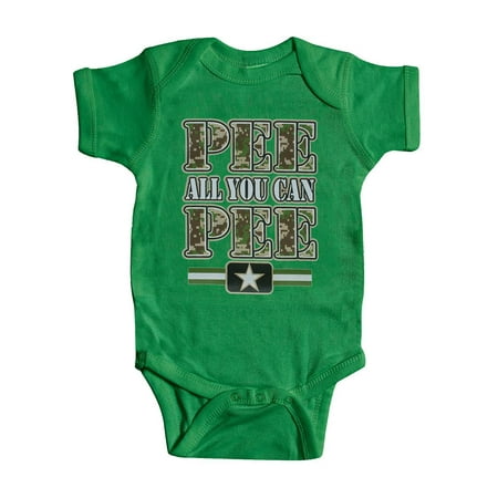 

Toddlers Pee All You Can Pee Bodysuit - Green - 18 Months
