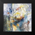 thumbnail image 2 of Nai, Danhui 20x20 Black Modern Framed Museum Art Print Titled - Blue and Sienna Abstract, 2 of 5