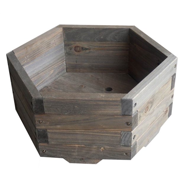 16 in. Six Sided Garden Barrel - Walmart.com - Walmart.com
