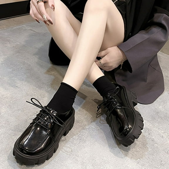 Aueoeo Loafers for Women Chunky Women's Loafers Slip-ons Comfort Shoes Dressy Slip on Platform Loafers