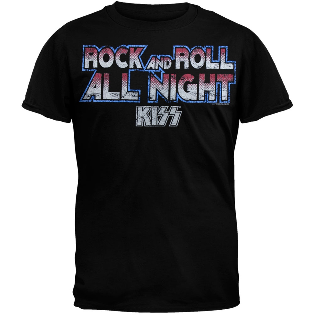 KISS Kiss All Night Soft TShirt