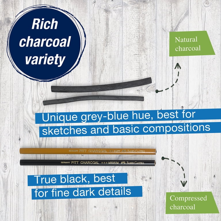 Faber-Castell Charcoal Sketch Set, 7-Piece for Artists photo 2