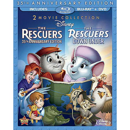 The Rescuers and The Rescuers Down Under (35th Anniversary Edition) (Blu-ray + (Right Down The Line The Best Of Gerry Rafferty)